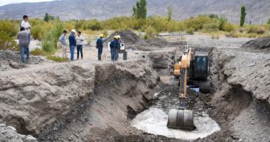 Se desarrollan obras hídricas en la provincia por más 2.000 millones de pesos